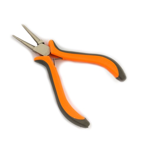 Mini Pinza A Becco Curvo Impugnatura In Gomma Utensile Manuale Gioielli 125mm Mini Pinza A Becco Curvo Impugnatura In Gomma Utensile Manuale Gioielli 125mm